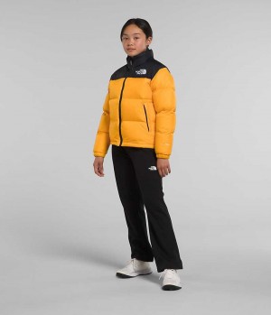 The North Face 1996 Retro Nuptse Aşağı Ceket Kiz Çocuk Altın | TÜRKIYE IJPZ