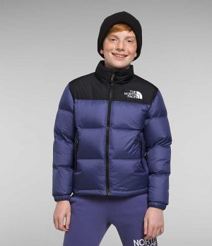 The North Face 1996 Retro Nuptse Aşağı Ceket Erkek Çocuk Mavi | TÜRKIYE LMGU