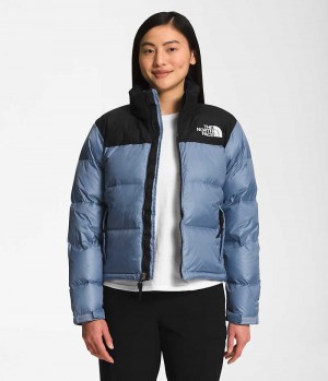 The North Face 1996 Retro Nuptse Aşağı Ceket Kadın Mavi | TÜRKIYE NIHP