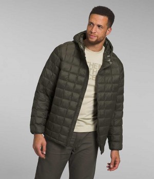 The North Face Big ThermoBall™ Eco Hoodie 2.0 Aşağı Ceket Erkek Zeytin Yeşili | TÜRKIYE BTQO