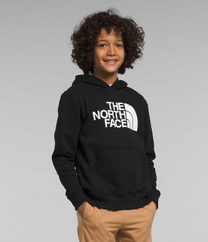 The North Face Camp Fleece Pullover Kapşonlu Erkek Çocuk Siyah | TÜRKIYE FOJZ