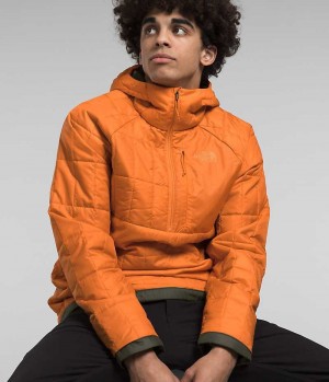 The North Face Circaloft ¼-Zip Pullover Aşağı Ceket Erkek Turuncu | TÜRKIYE PIFW