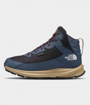 The North Face Fastpack Hiker Mid Cut Su Geçirmez Kışlık Bot Erkek Çocuk Mavi | ISTANBUL XWYF