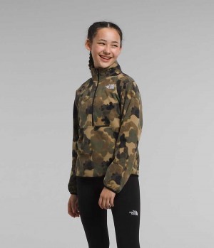 The North Face Glacier ¼-Zip Sweatshirt Kiz Çocuk Camo | ISTANBUL JRVZ