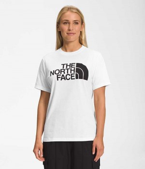 The North Face Kısa Sleeve Half Dome Tişört Kadın Beyaz | ISTANBUL FZDV