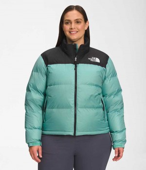 The North Face Plus 1996 Retro Nuptse Aşağı Ceket Kadın Turkuaz | TÜRKIYE ZXIO