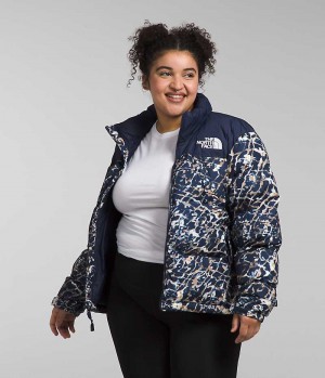 The North Face Plus 1996 Retro Nuptse Aşağı Ceket Kadın Lacivert | TÜRKIYE AYZQ