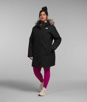 The North Face Plus Arctic Parka Kadın Siyah | TÜRKIYE SCYW