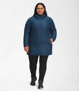 The North Face Plus ThermoBall™ Eco Parka Kadın Mavi | TÜRKIYE SLFA