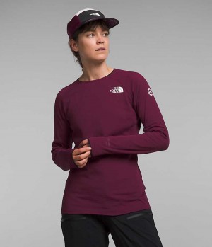 The North Face Summit Series FUTUREFLEECE™ Crew Sweatshirt Kadın Bordo | ISTANBUL CMJX