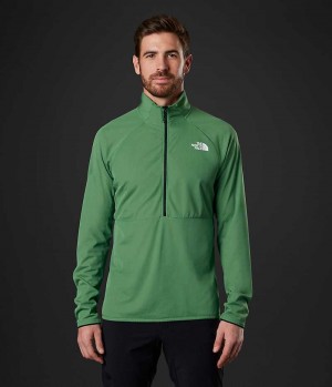 The North Face Summit Series FUTUREFLEECE™ LT ½-Zip Sweatshirt Erkek Yeşil | ISTANBUL HGYR