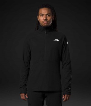 The North Face Summit Series FUTUREFLEECE™ LT ½-Zip Sweatshirt Erkek Siyah | ISTANBUL MPYO