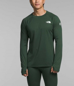 The North Face Summit Series Pro 120 Crew Sweatshirt Erkek Yeşil | ISTANBUL WZDP