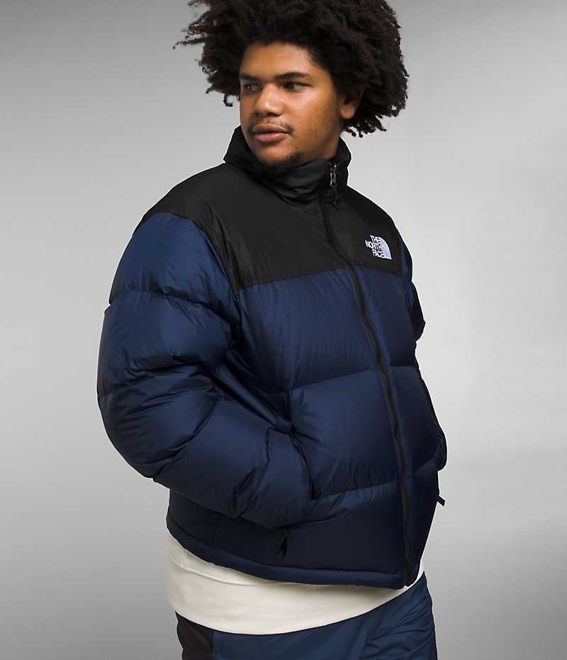 The North Face 1996 Retro Nuptse Aşağı Ceket Erkek Lacivert Siyah | TÜRKIYE NYDZ