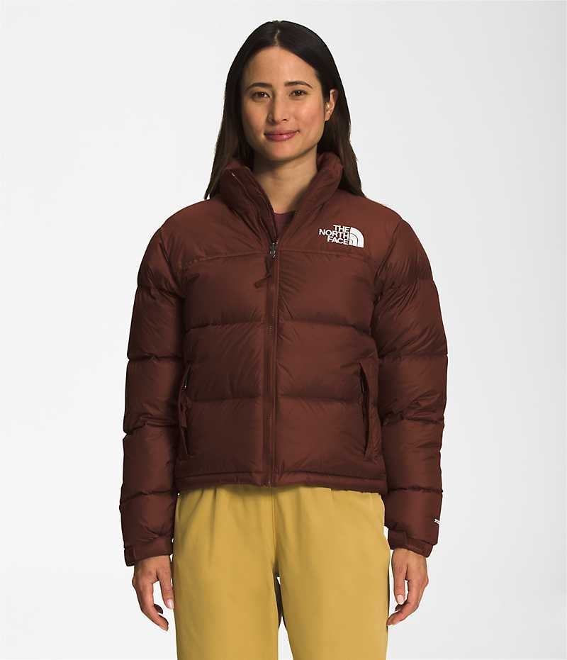 The North Face 1996 Retro Nuptse Aşağı Ceket Kadın Bordo | ISTANBUL DIVB