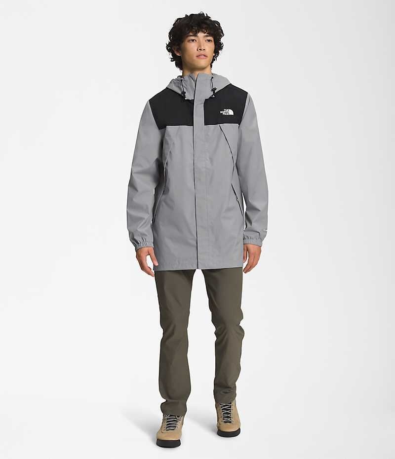 The North Face Antora Parka Erkek Siyah Gri | ISTANBUL QJOC