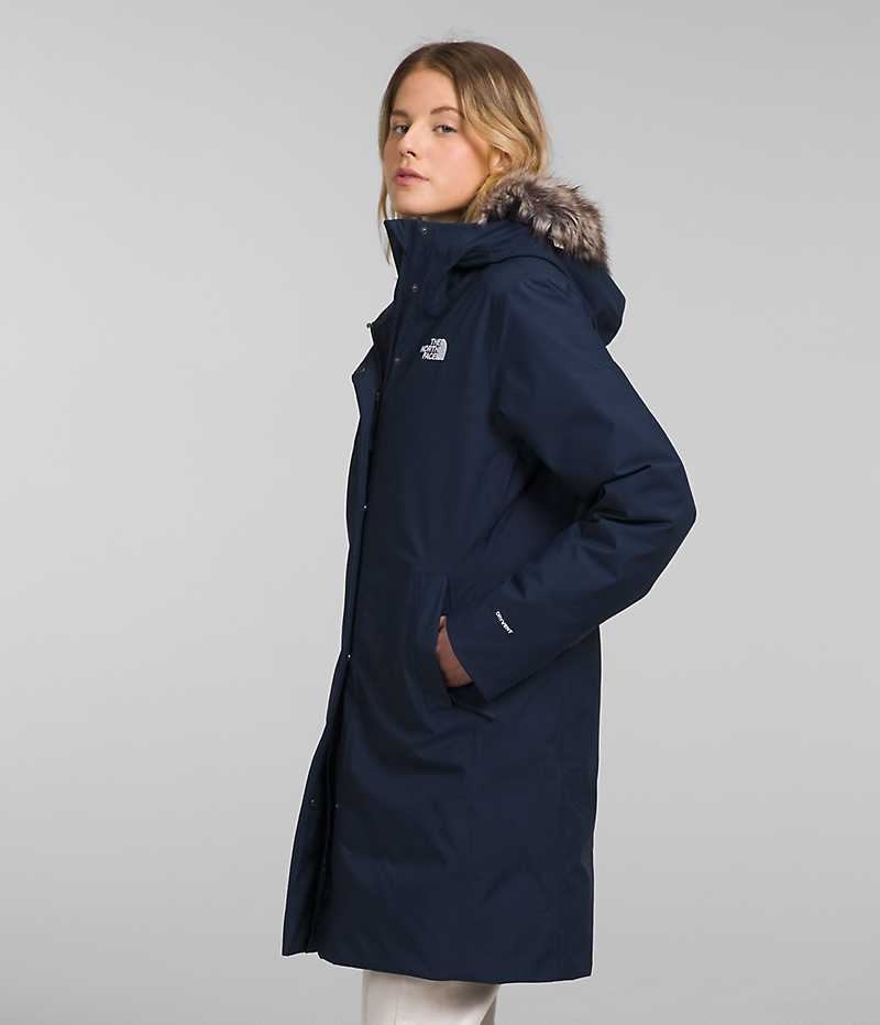 The North Face Arctic Parka Kadın Lacivert | ISTANBUL LOCM