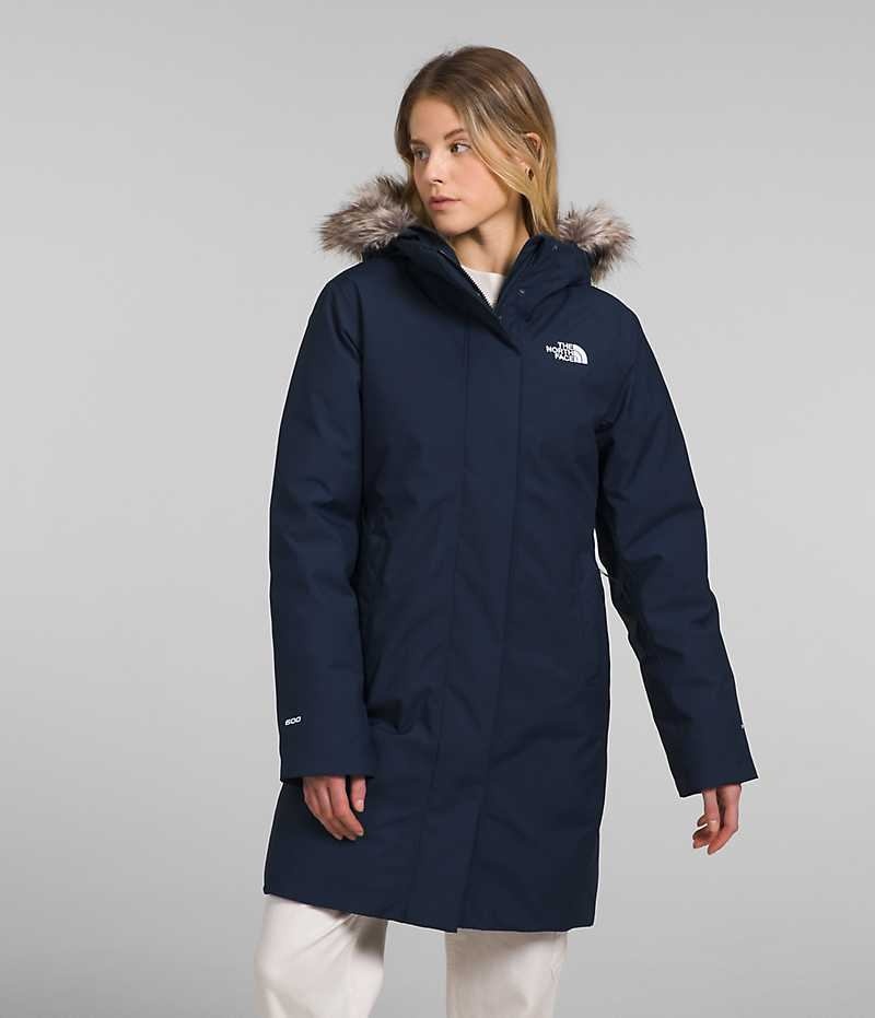 The North Face Arctic Parka Kadın Lacivert | ISTANBUL LOCM