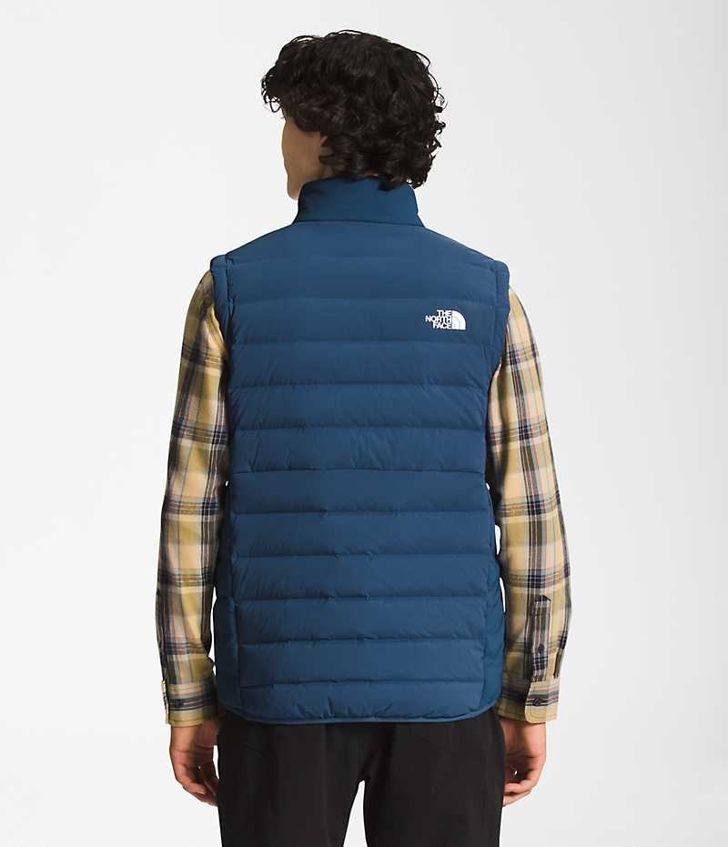 The North Face Belleview Stretch Aşağı Yelek Erkek Mavi | TÜRKIYE EBIN