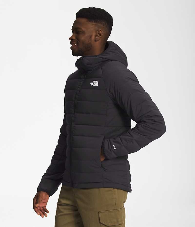 The North Face Belleview Stretch Hoodie Aşağı Ceket Erkek Siyah | ISTANBUL WRXB