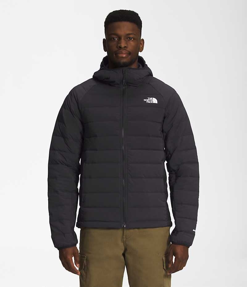 The North Face Belleview Stretch Hoodie Aşağı Ceket Erkek Siyah | ISTANBUL WRXB