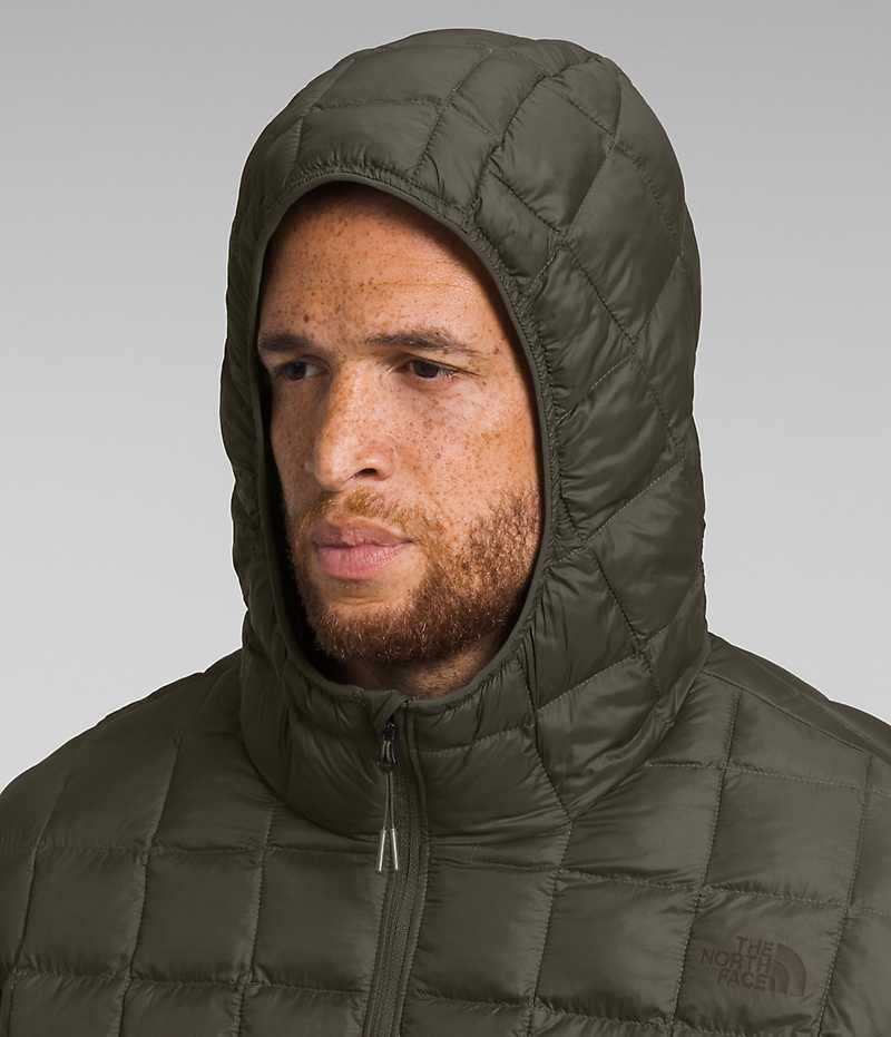 The North Face Big ThermoBall™ Eco Hoodie 2.0 Aşağı Ceket Erkek Zeytin Yeşili | TÜRKIYE BTQO