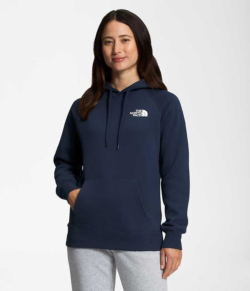 The North Face Box NSE Pullover Kapşonlu Kadın Lacivert | TÜRKIYE OJGM