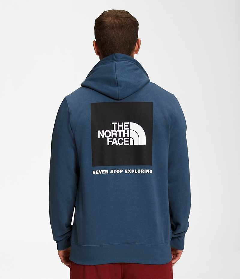 The North Face Box NSE Pullover Kapşonlu Erkek Mavi | TÜRKIYE UYCE