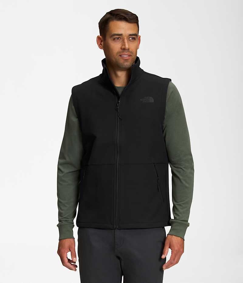 The North Face Camden Soft Shell Yelek Erkek Siyah | TÜRKIYE FRJA