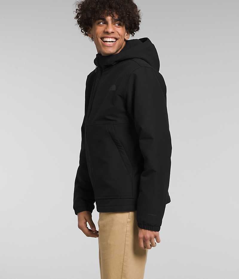 The North Face Camden Thermal Hoodie Softshell Ceket Erkek Siyah | TÜRKIYE OCBL