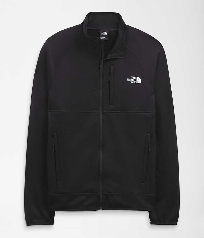 The North Face Canyonlands Full-Zip Polar Ceketler Erkek Siyah | TÜRKIYE YSJF