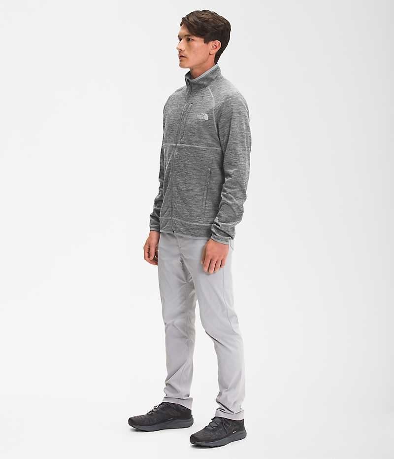 The North Face Canyonlands Full-Zip Polar Ceketler Erkek Gri | ISTANBUL MATL