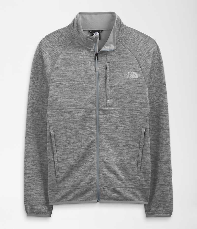 The North Face Canyonlands Full-Zip Polar Ceketler Erkek Gri | ISTANBUL MATL