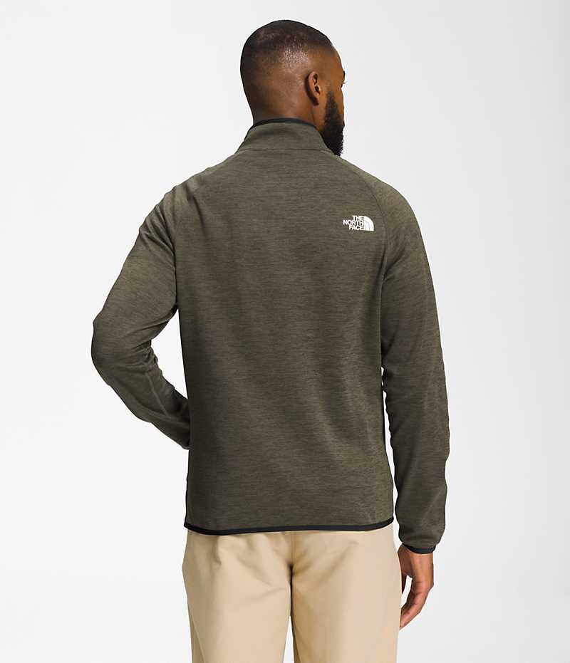 The North Face Canyonlands Full-Zip Polar Ceketler Erkek Zeytin Yeşili | TÜRKIYE UREL