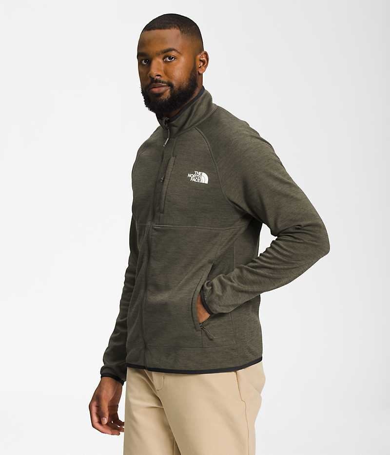 The North Face Canyonlands Full-Zip Polar Ceketler Erkek Zeytin Yeşili | TÜRKIYE UREL