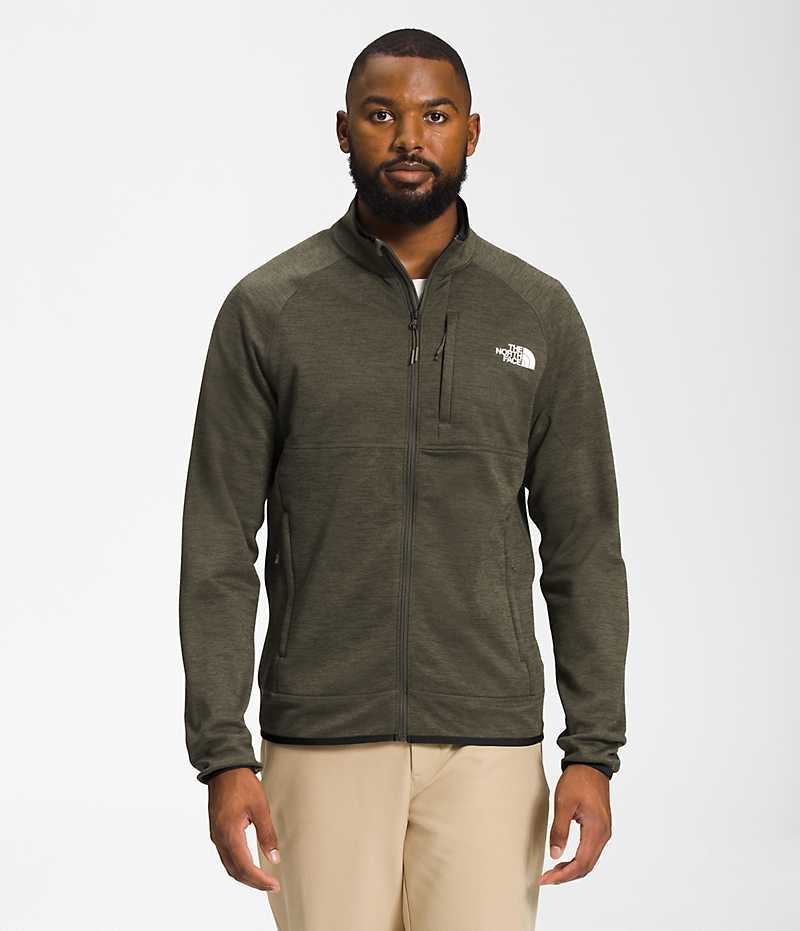 The North Face Canyonlands Full-Zip Polar Ceketler Erkek Zeytin Yeşili | TÜRKIYE UREL