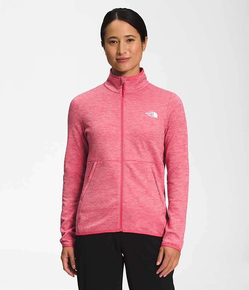 The North Face Canyonlands Full-Zip Polar Ceketler Kadın Pembe | ISTANBUL TVEW