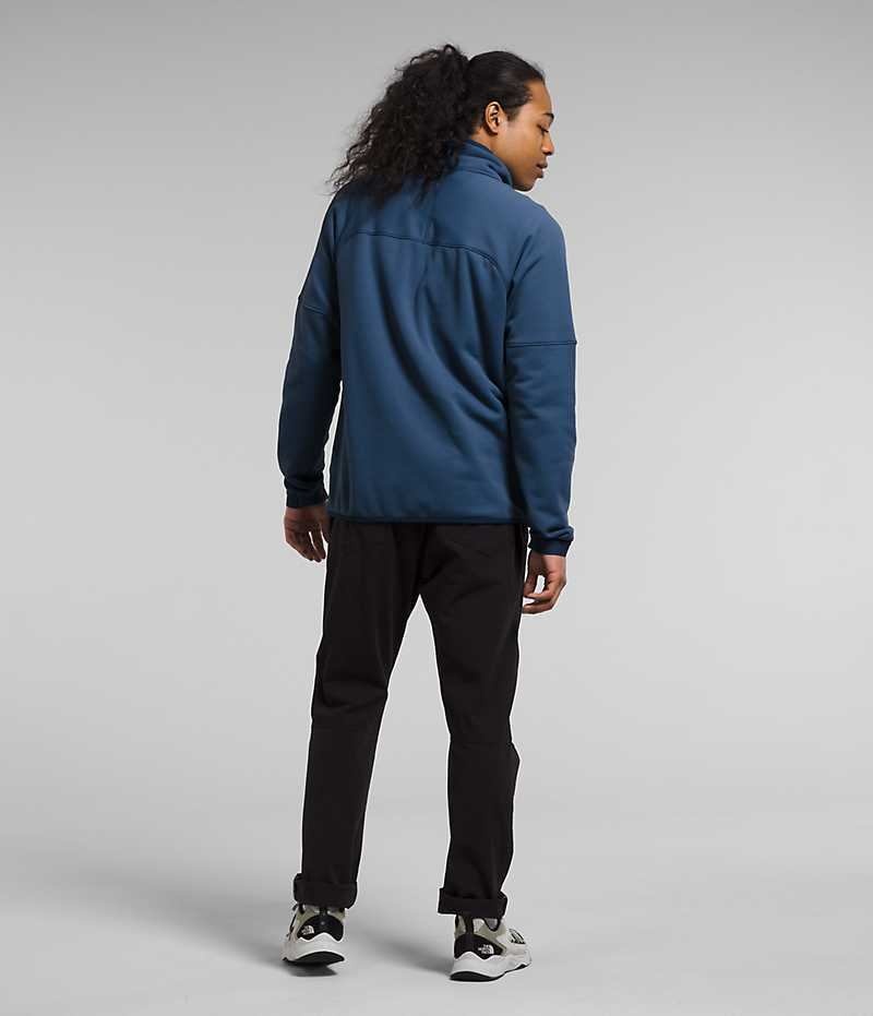 The North Face Canyonlands High Altitude ½-Zip Sweatshirt Erkek Mavi | TÜRKIYE QYPI