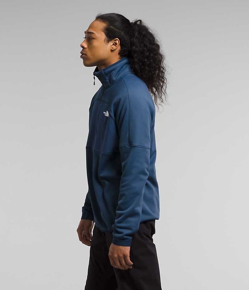 The North Face Canyonlands High Altitude ½-Zip Sweatshirt Erkek Mavi | TÜRKIYE QYPI