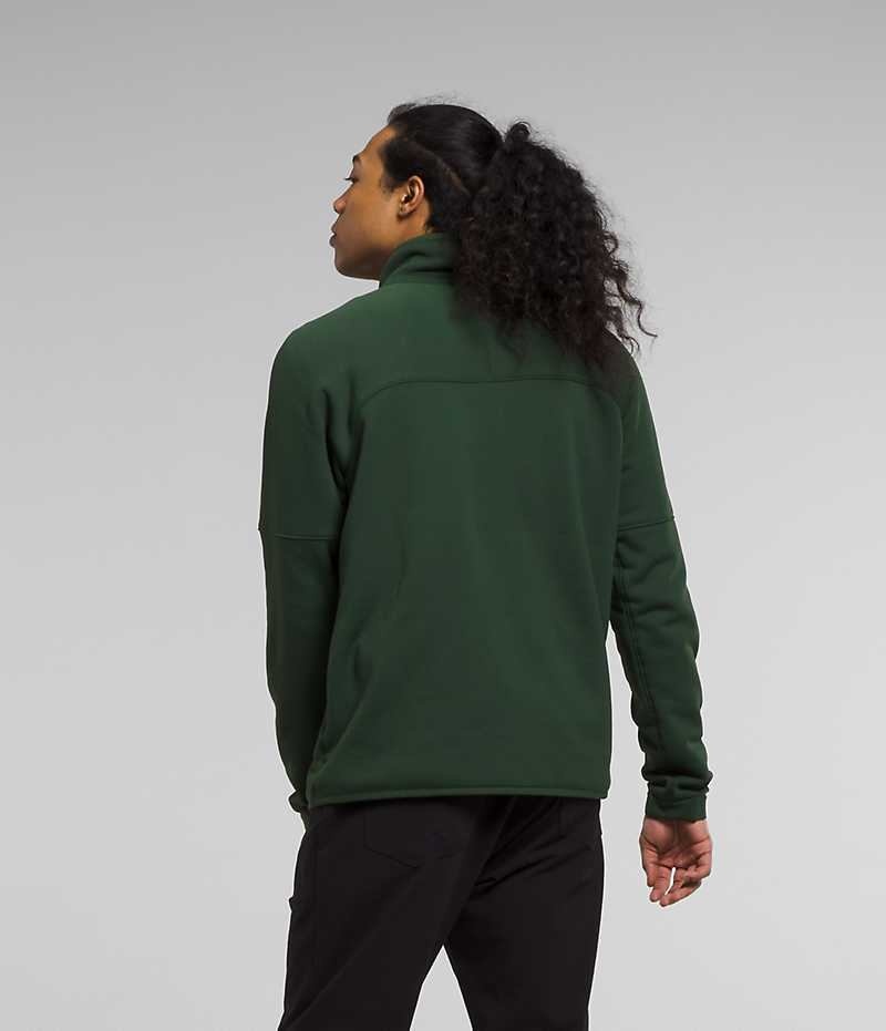 The North Face Canyonlands High Altitude ½-Zip Sweatshirt Erkek Yeşil | TÜRKIYE FHPA