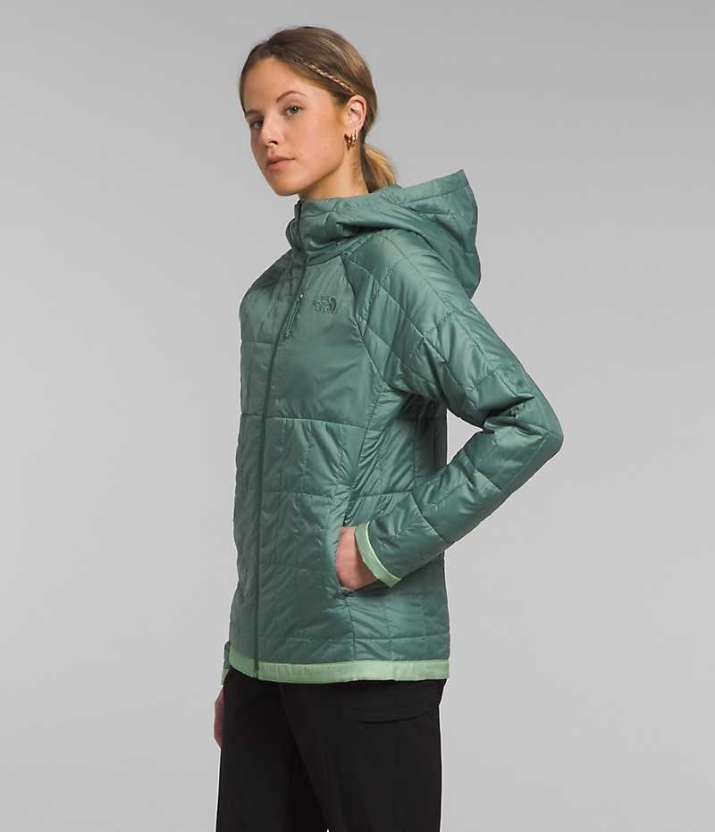 The North Face Circaloft Hoodie Aşağı Ceket Kadın Turkuaz | TÜRKIYE TZLF