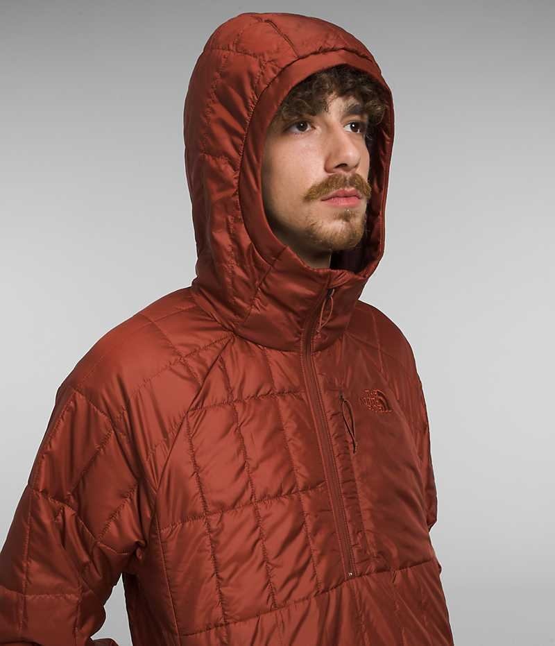 The North Face Circaloft ¼-Zip Pullover Aşağı Ceket Erkek Kahverengi | TÜRKIYE UOIQ