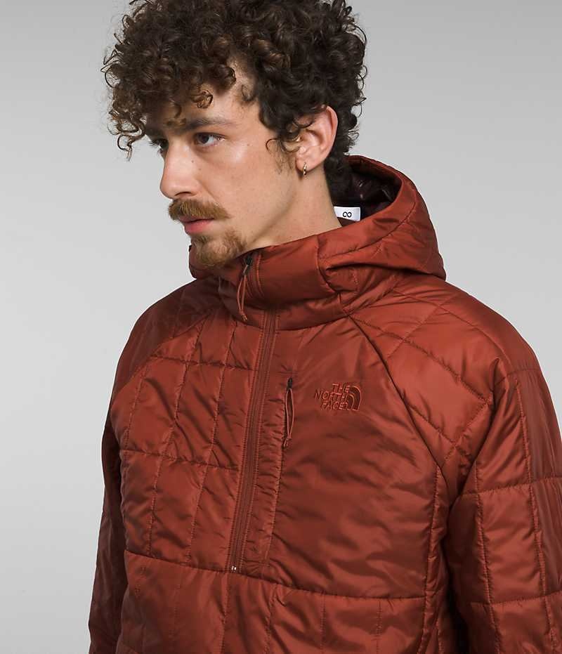 The North Face Circaloft ¼-Zip Pullover Aşağı Ceket Erkek Kahverengi | TÜRKIYE UOIQ