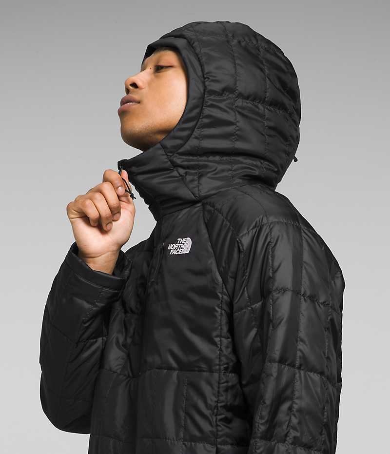 The North Face Circaloft ¼-Zip Pullover Aşağı Ceket Erkek Siyah | ISTANBUL ASCW