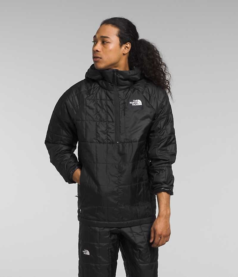 The North Face Circaloft ¼-Zip Pullover Aşağı Ceket Erkek Siyah | ISTANBUL ASCW