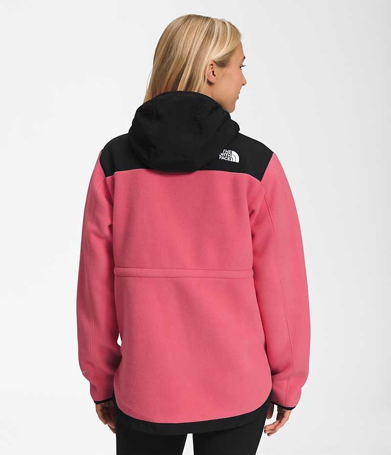 The North Face Denali Hoodie Polar Ceketler Kadın Pembe | ISTANBUL WFEP