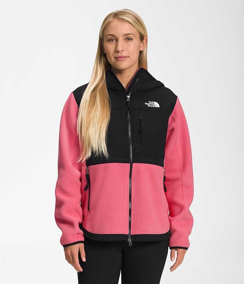 The North Face Denali Hoodie Polar Ceketler Kadın Pembe | ISTANBUL WFEP