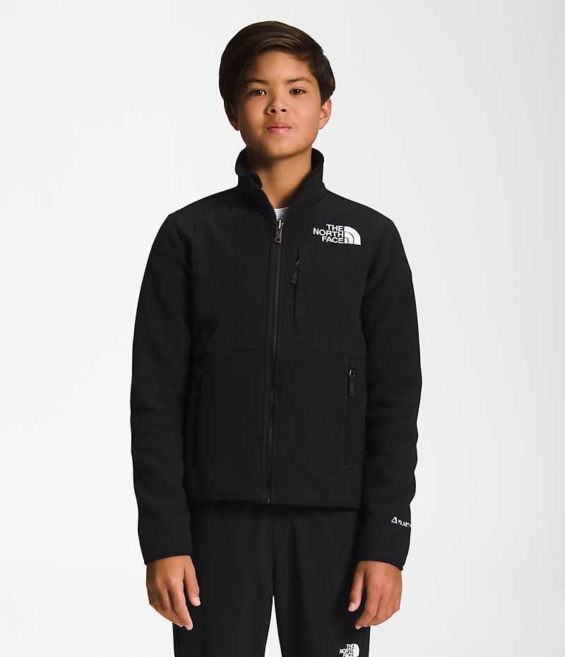 The North Face Denali Polar Ceketler Erkek Çocuk Siyah | ISTANBUL QLBJ