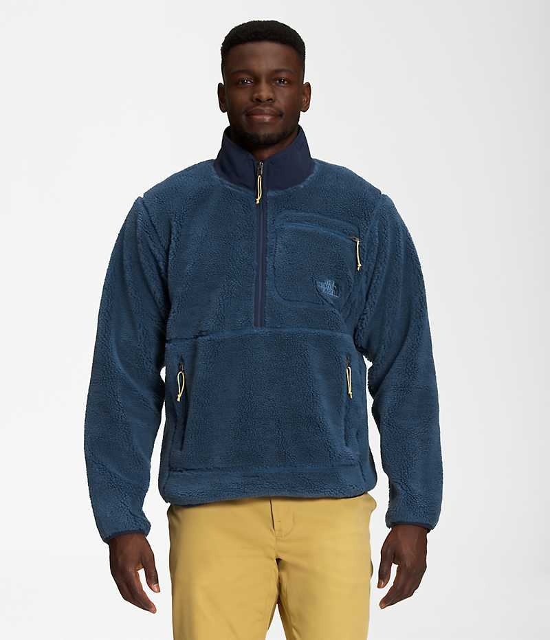 The North Face Extreme Pile Sweatshirt Erkek Mavi | ISTANBUL UYGE