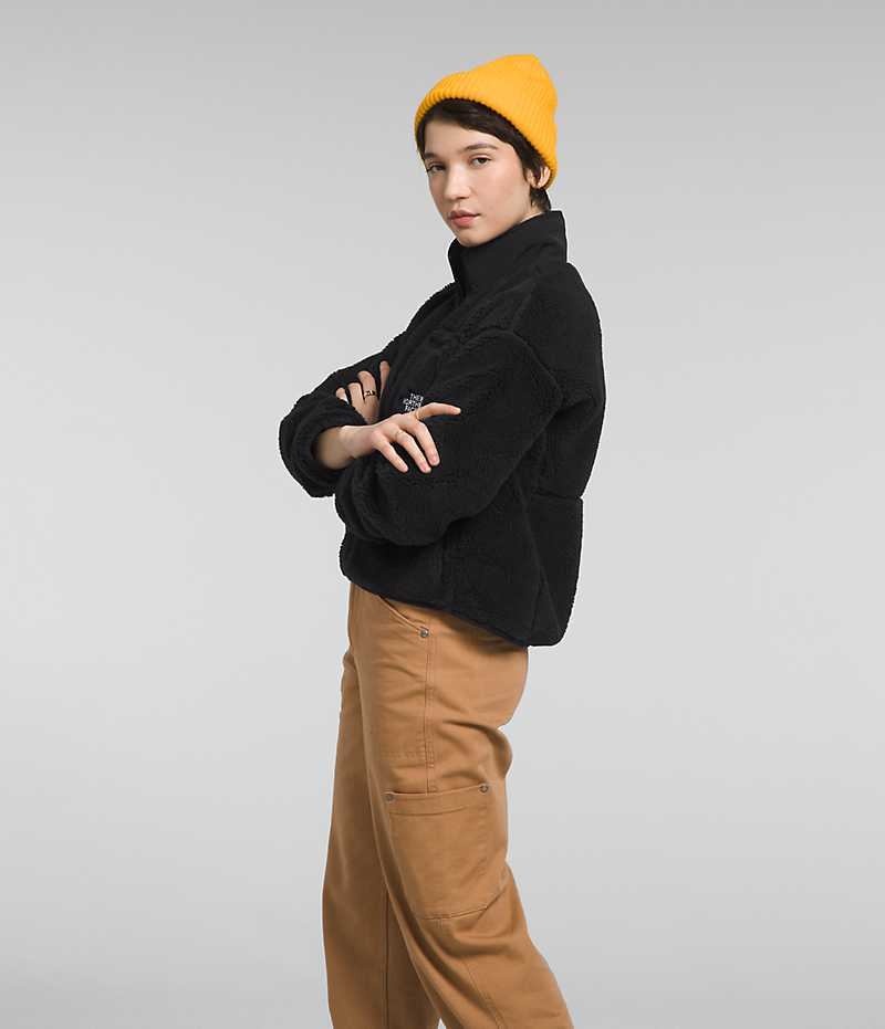 The North Face Extreme Pile Sweatshirt Kadın Siyah | TÜRKIYE ERBY